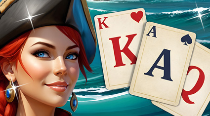 Solitaire Klondike Treasure Island